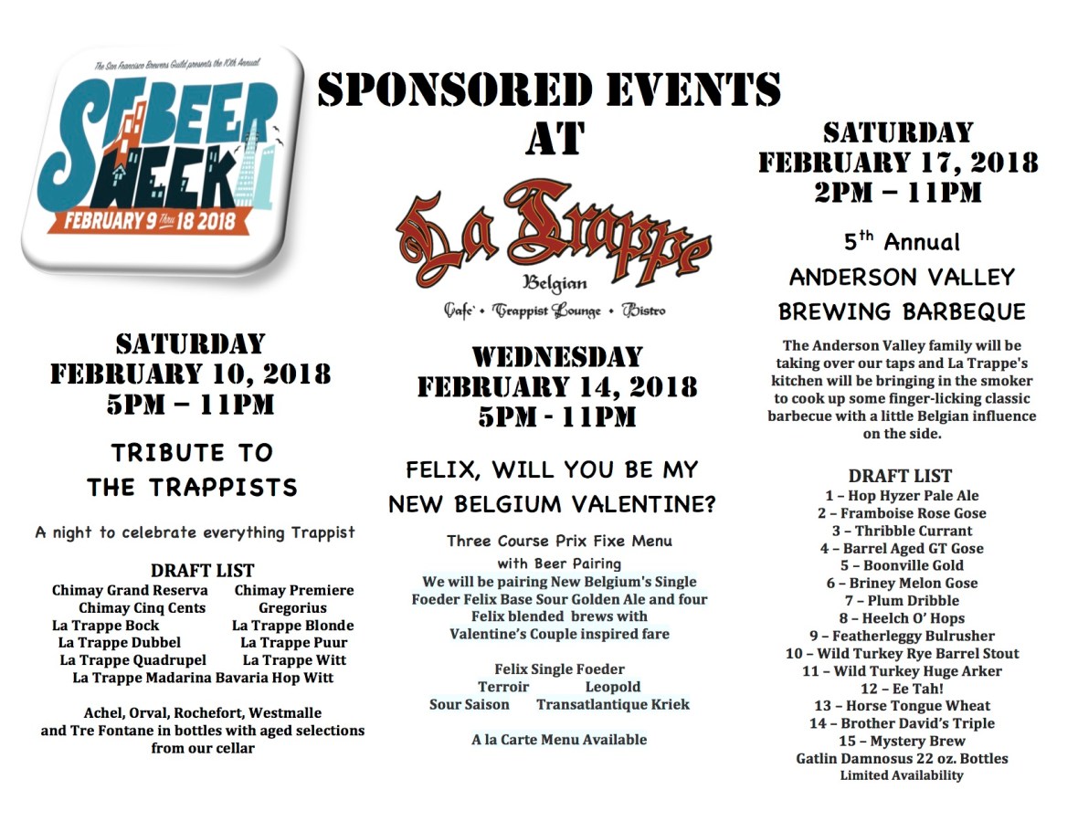 SFBW 2018 Event Advert